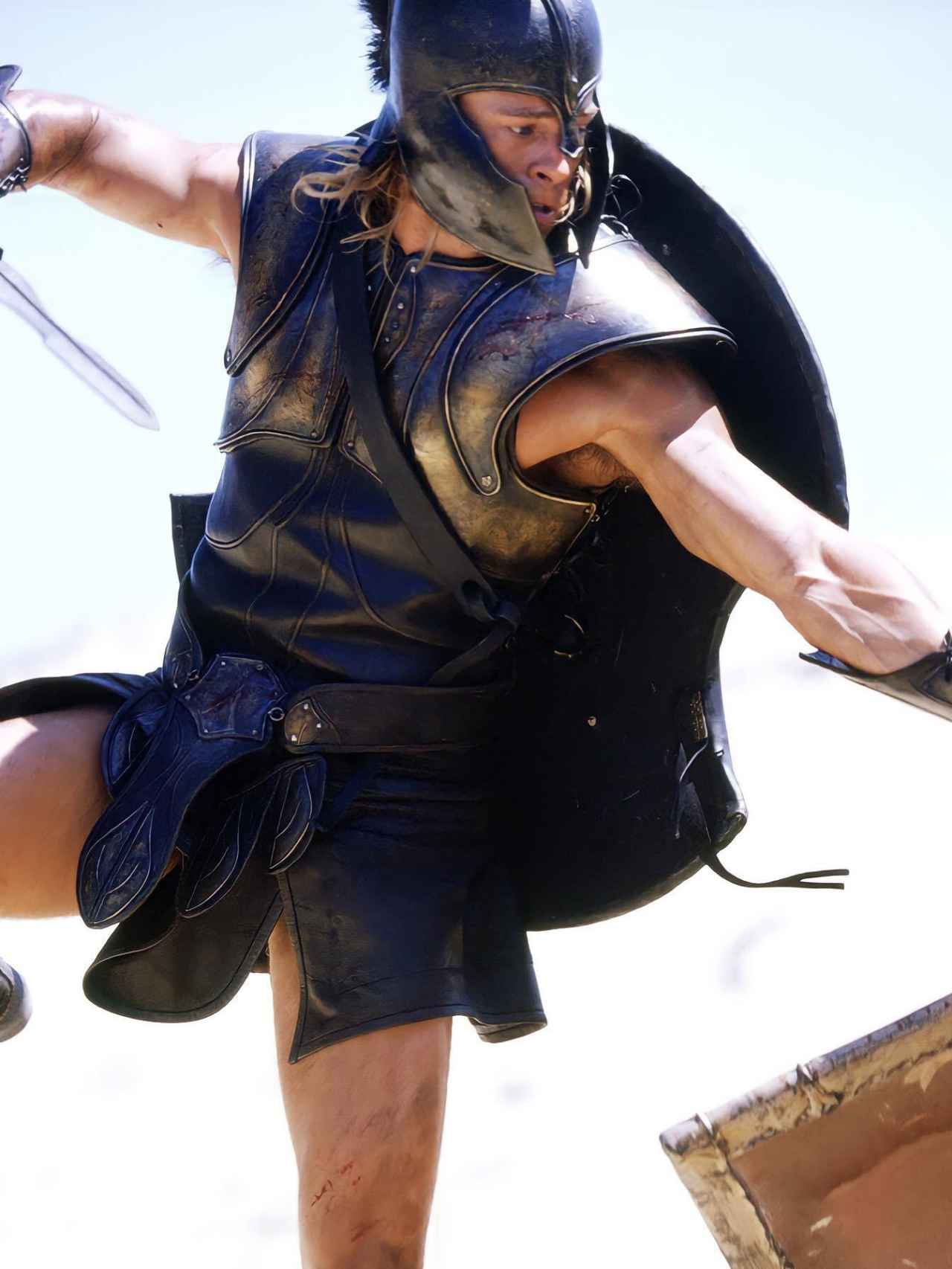 Brad Pitt en una escena de 'Troya'