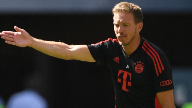Julian Nagelsmann, en un entrenamiento del Bayern Múnich