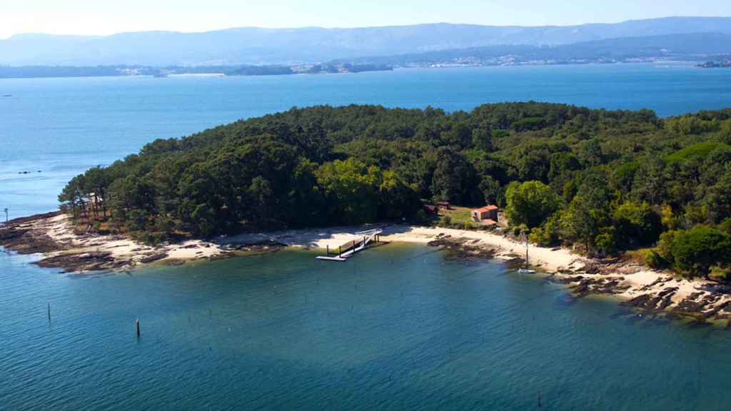 Isla de Cortegada, ría de Arousa.