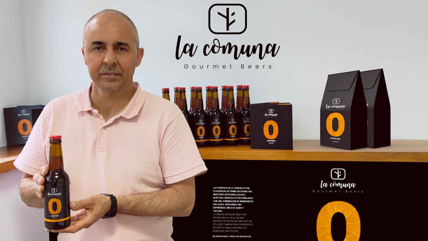 Alejandro Pons, creador de la cerveza La Comuna Beer