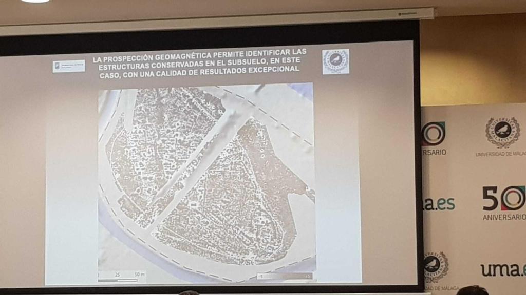 identificación de las estructuras conservadas en el subsuelo.