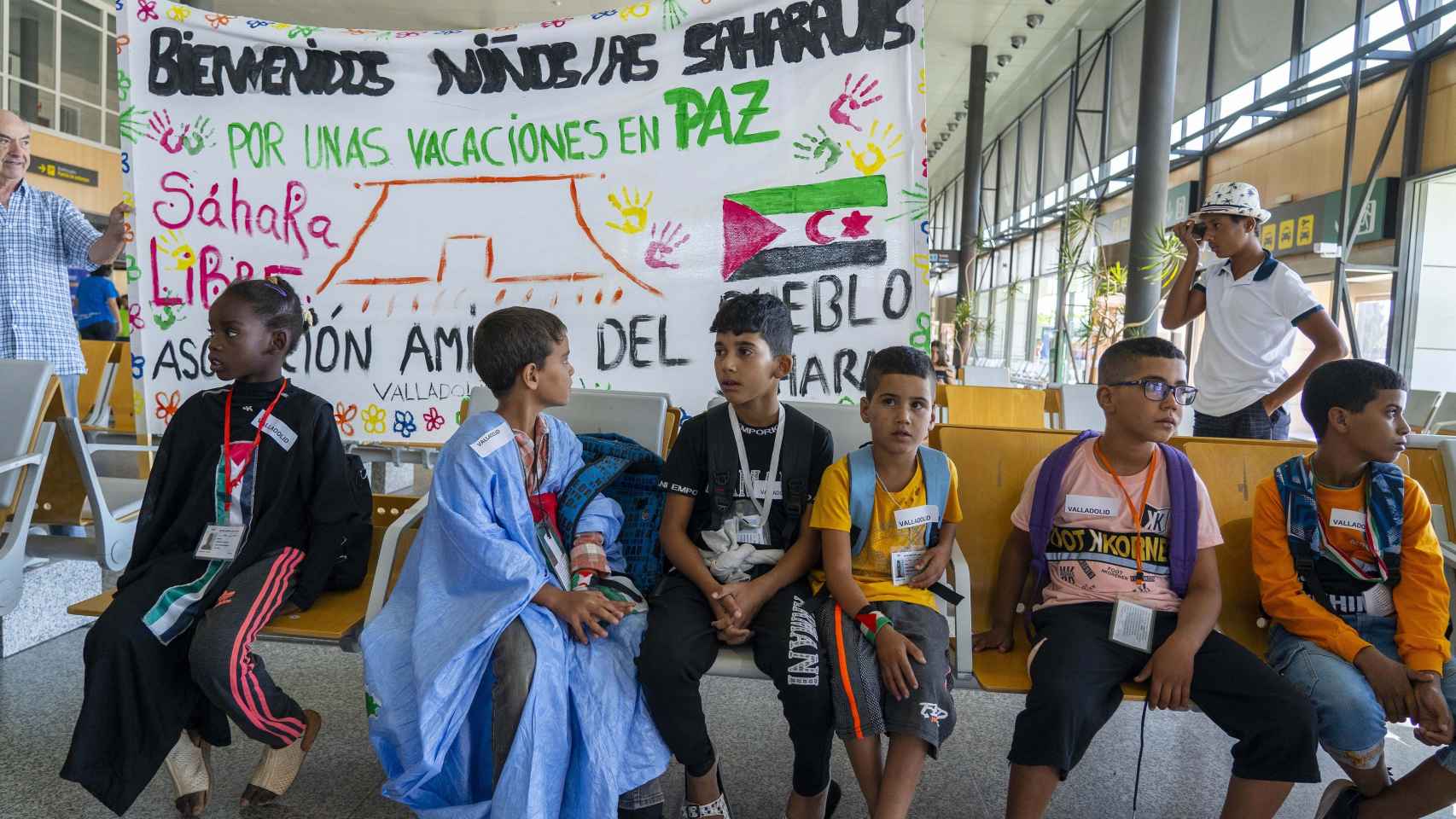 Llegada de 136 niños saharauis a Castilla y León