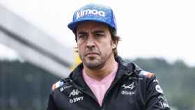 Fernando Alonso antes de un Gran Premio de Fórmula 1