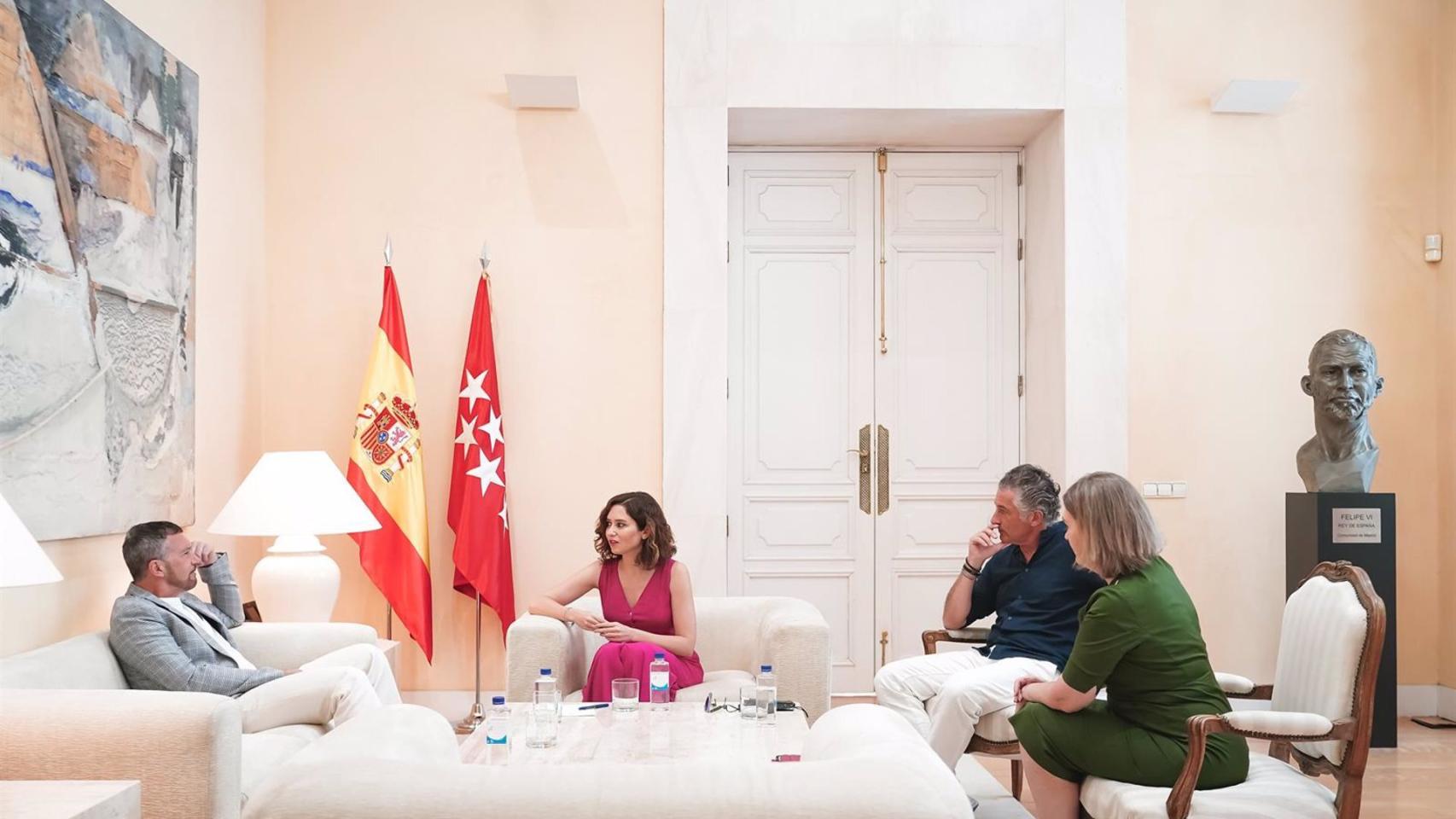 Imagen de la reunión mantenida.