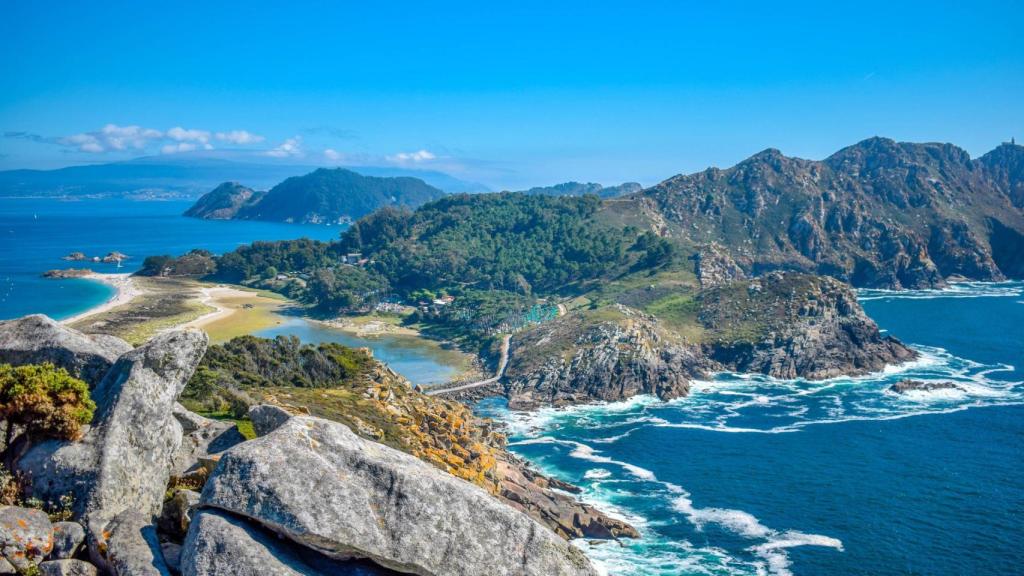 Panorámica de las islas Cíes.