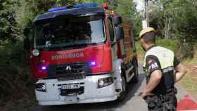 Efectivos de la UME en las labores de extinción del fuego en O Courel (Lugo), a 17 de julio de 2022.