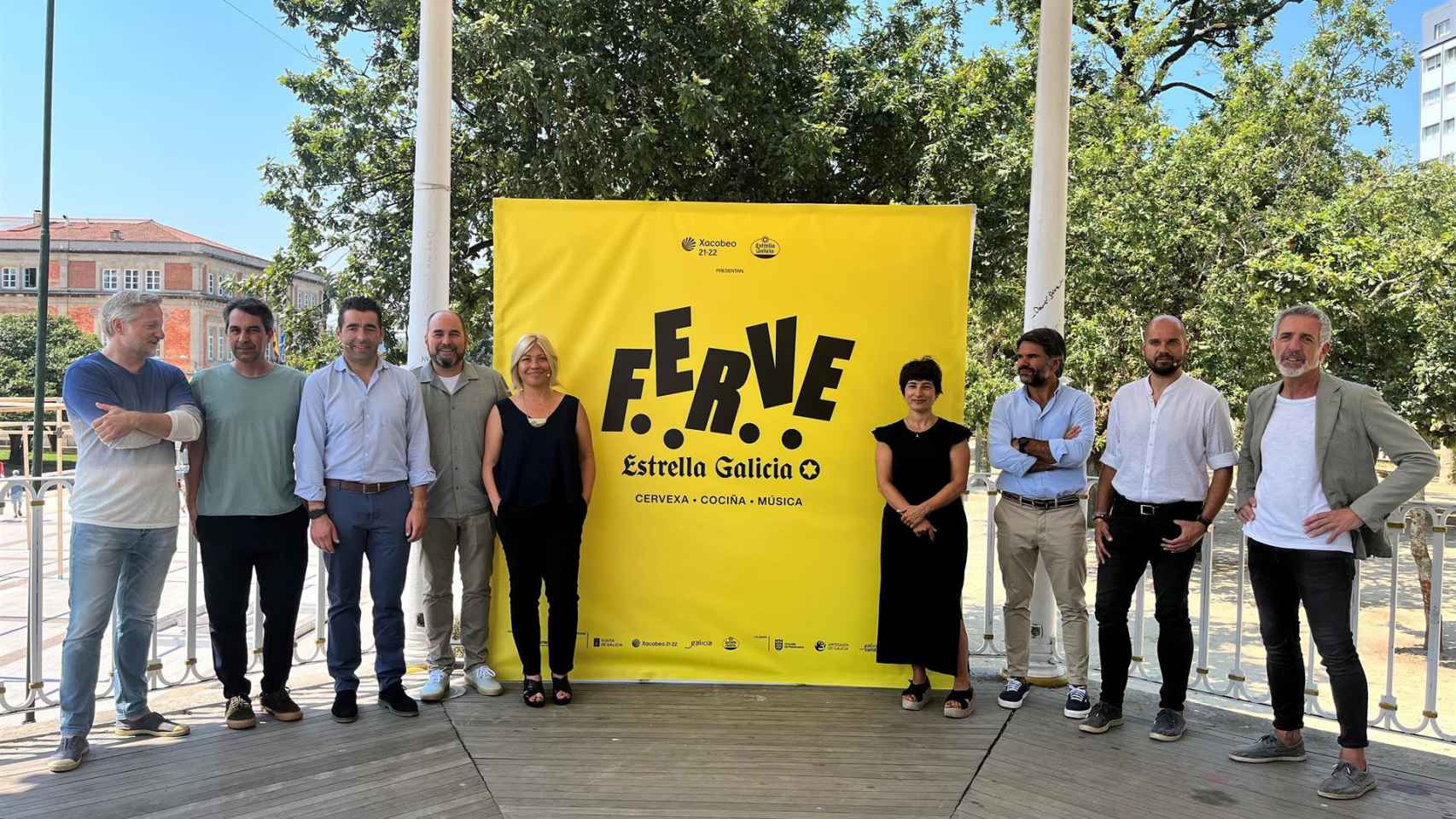 Presentación del Ferve en Pontevedra, festival de cerveza, cultura y cocina.