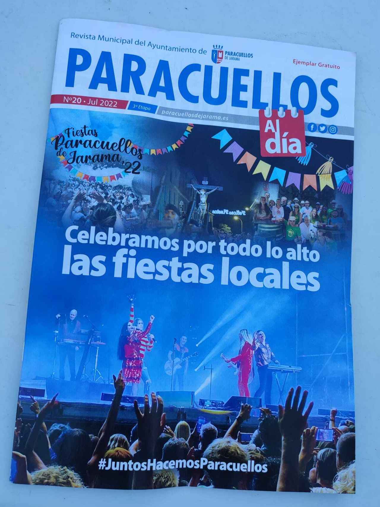 Revista del Ayuntamiento que buzoneaba el grupo de reparto.