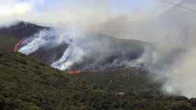 Imagen de archivo del incendio de Montes de Valdueza