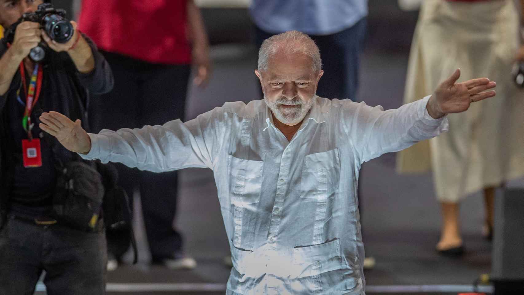 Lula da Silva, en un acto de campaña en Recife.