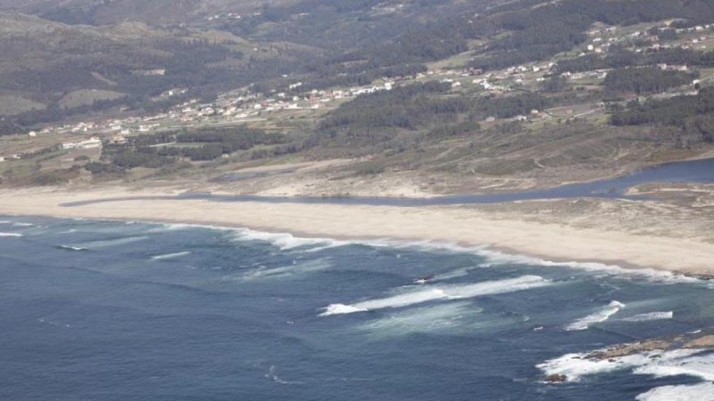 Playa de As Furnas en Porto do Son