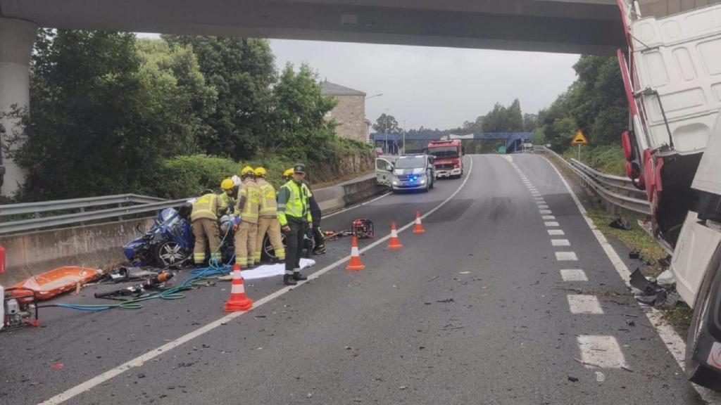 Accidente de Cervo en el que falleció un hombre de 49 años.