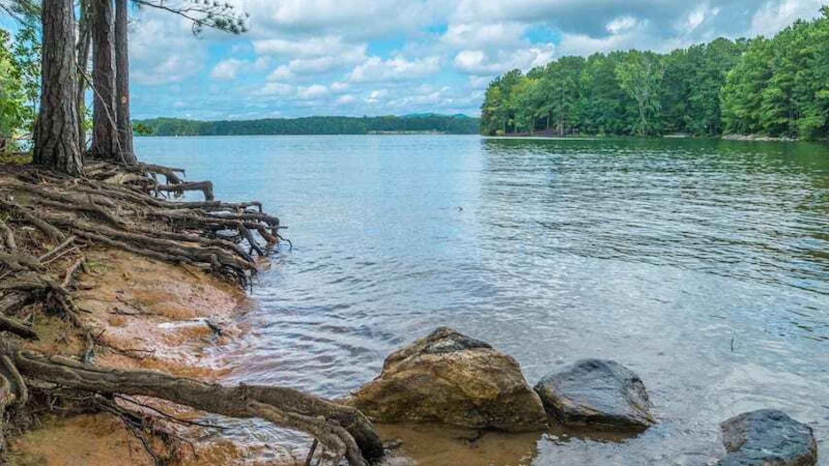 El lago Lanier en Georgia (Estados Unidos).