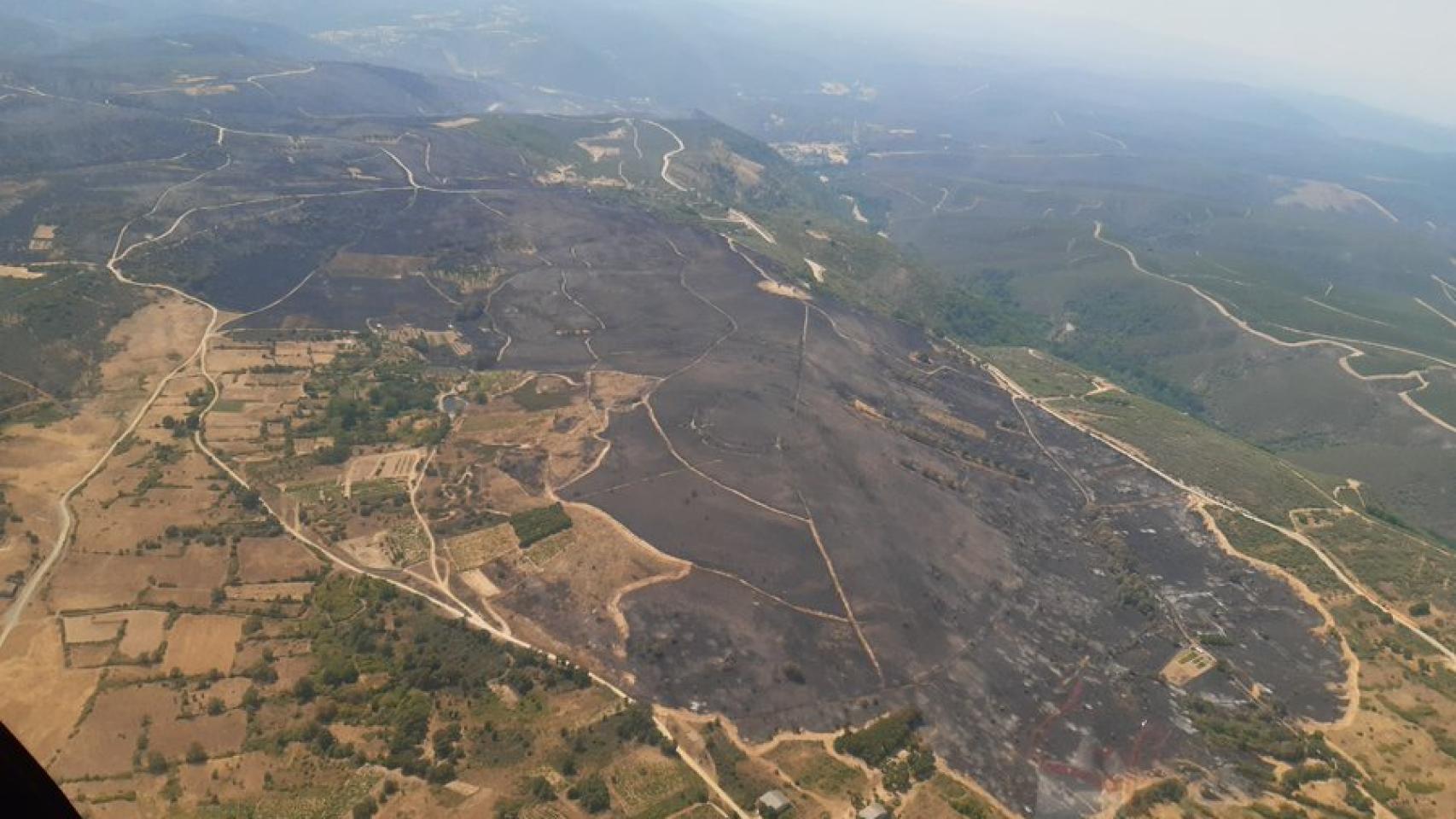 Incendio en Figueruela de Arriba