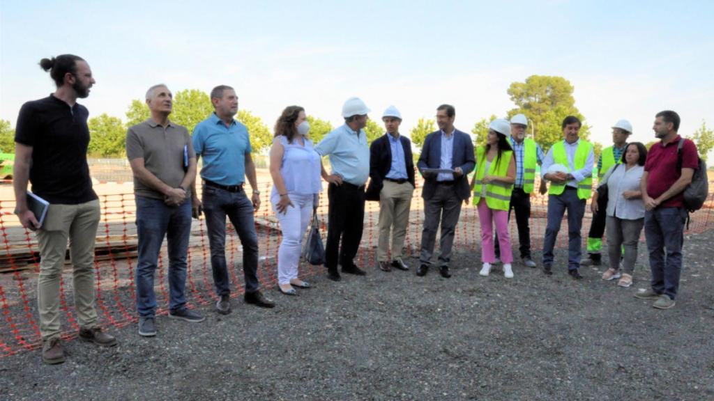 José Manuel Caballero ha visitado las obras