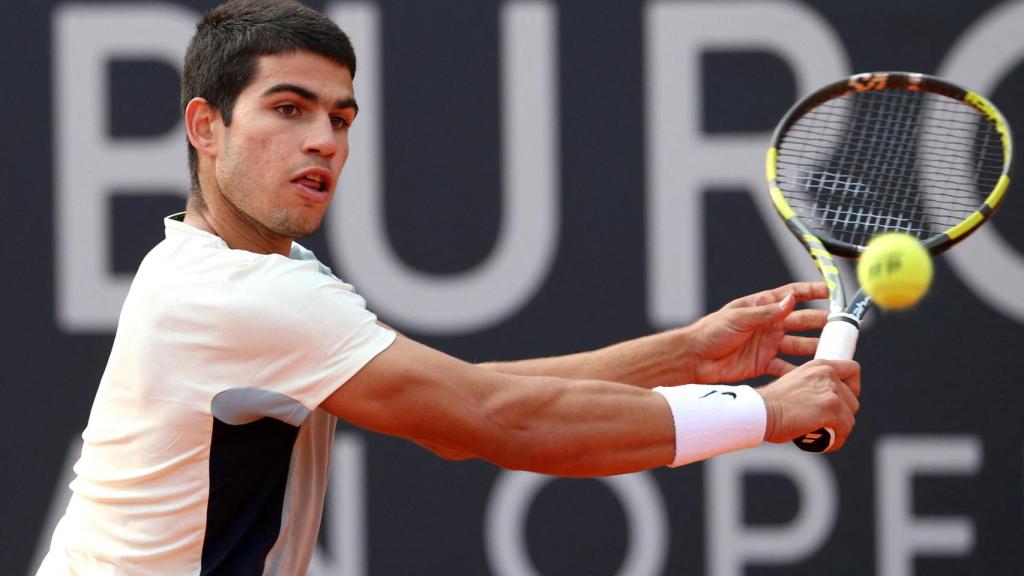 Carlos Alcaraz, en el ATP 500 de Hamburgo