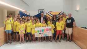 Recepción del alcalde de Santa Marta de Tormes a los niños ucranianos