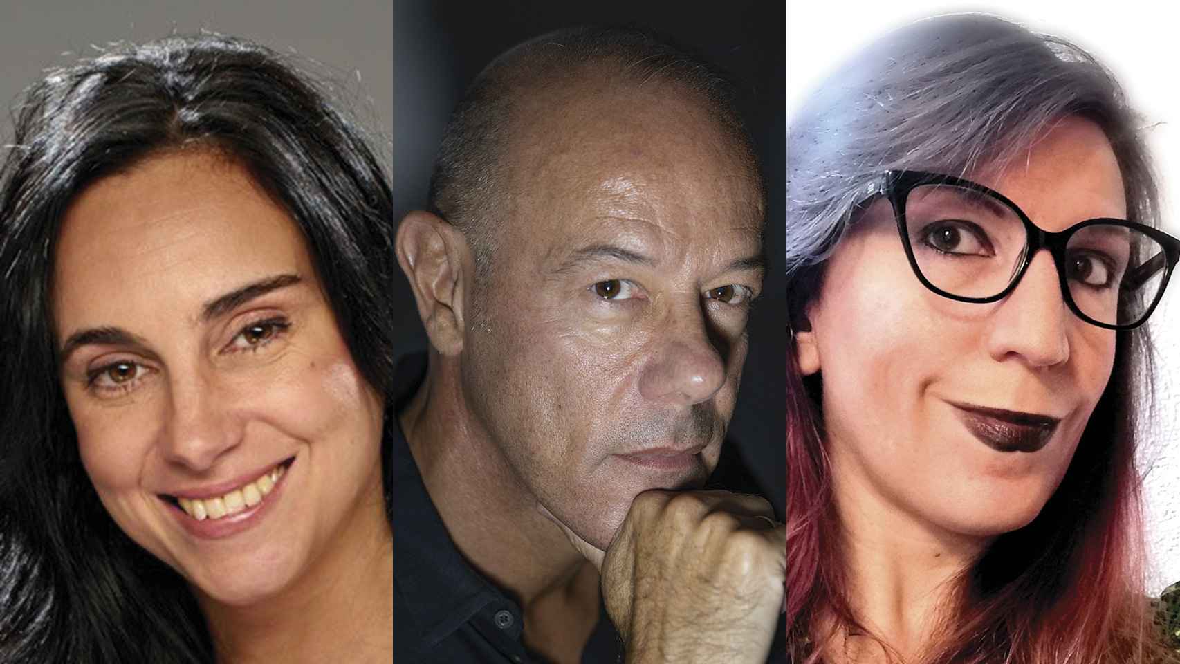 Denise Despeyroux (Foto: Sergio Parra), Borja Ortiz de Gondra (Lisbeth Salas) y María Velasco