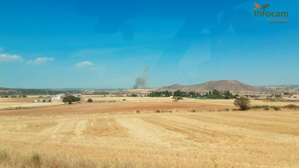 Incendio en Humanes (Guadalajara). Foto: Plan INFOCAM.