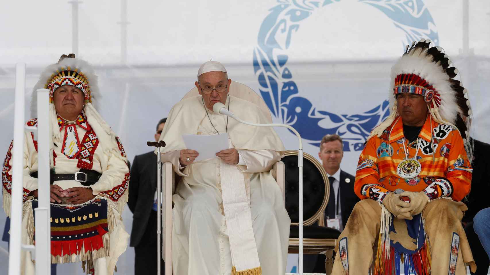 El papa pide perdón a los indígenas.
