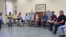Reunión con los alcaldes de los municipios afectados por el incendio de Monsagro