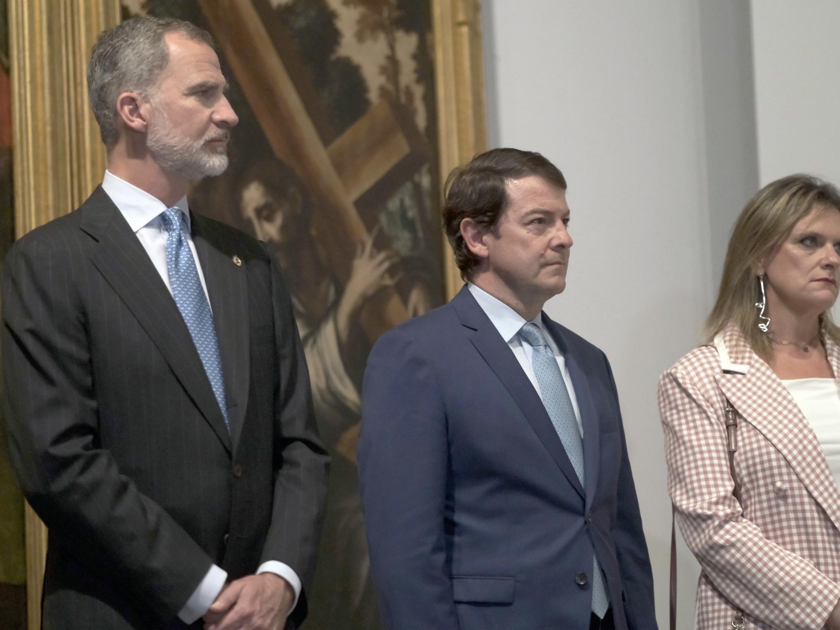 El rey Felipe VI durante la inauguración de la exposición de Las Edades del Hombre, el pasado mes de mayo.