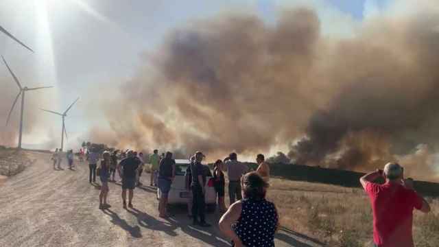Incendio Forestal en Vegalatrave (Zamora)