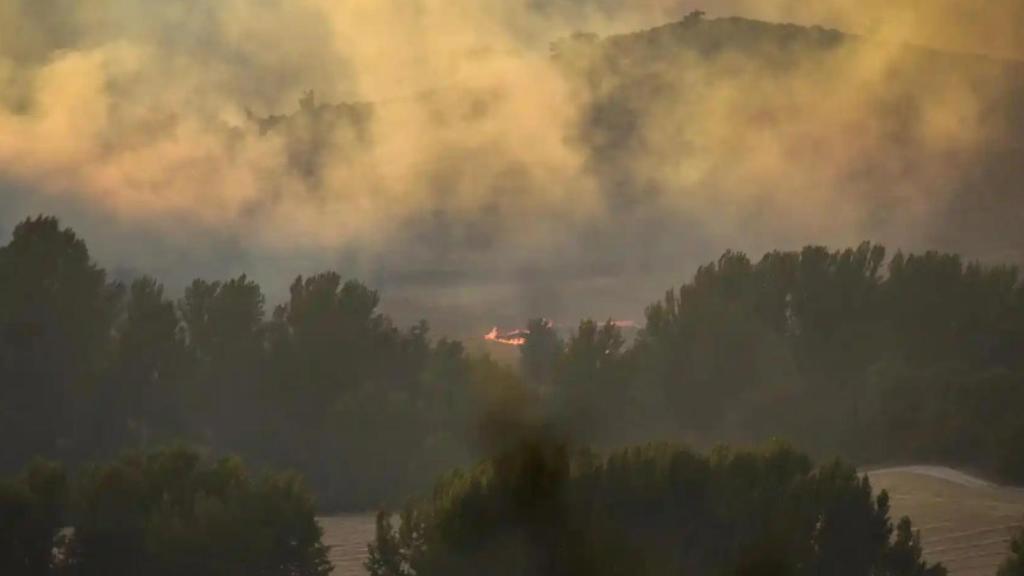 Incendio de Valdepeñas de la Sierra.