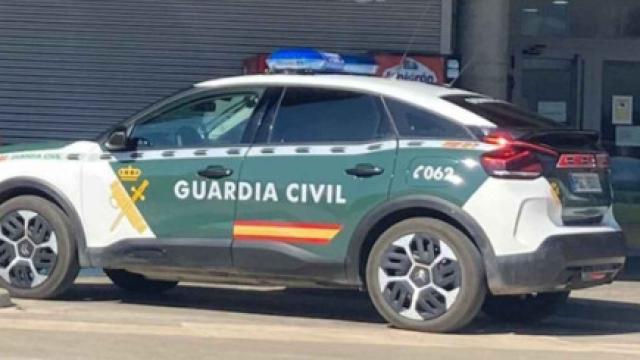 Un coche de la Guardia Civil