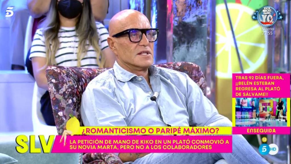 Kiko Matamoros, sobre la pedida de matrimonio a su novia: Creo que me equivoqué.