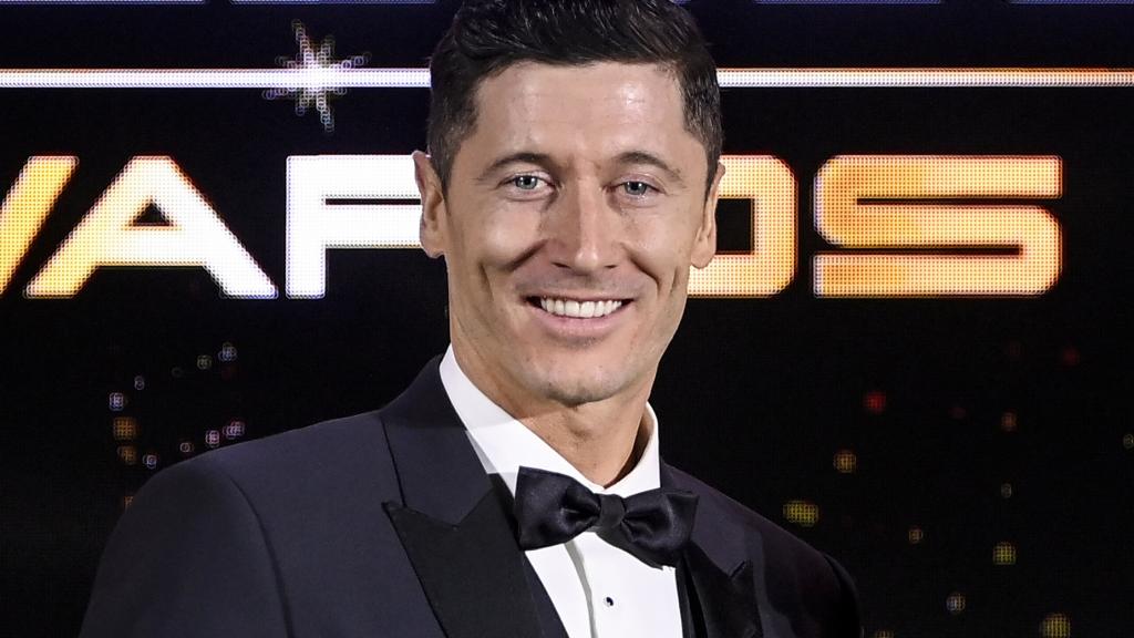 Robert Lewandowski, en los Globe Soccer Awards 2021