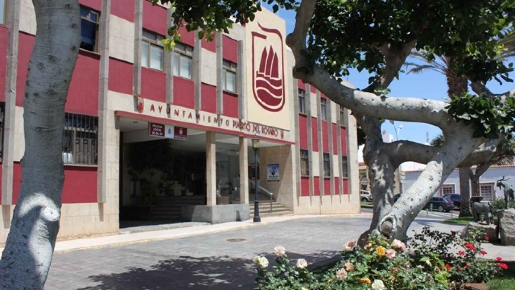 Fachada del Ayuntamiento de Puerto del Rosario (Fuerteventura).