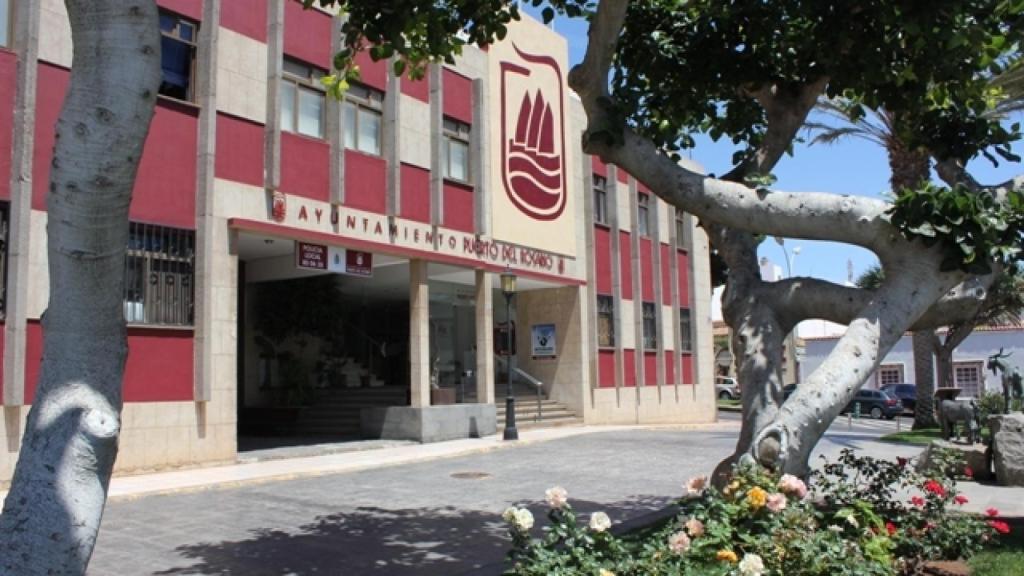 Fachada del Ayuntamiento de Puerto del Rosario (Fuerteventura).