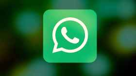 El logo de WhatsApp.