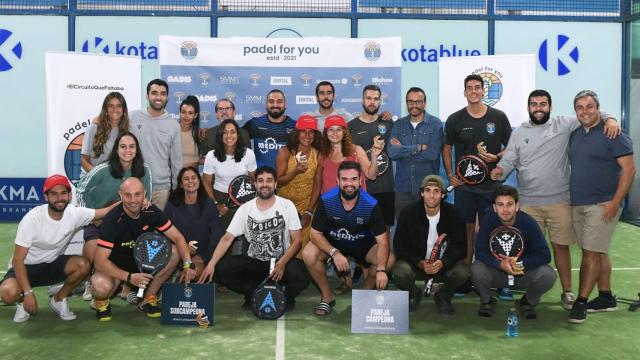 Celebración de la segunda prueba de Padel For You.