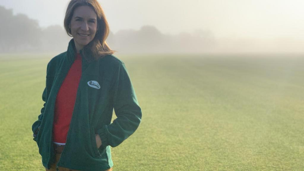 María Cremades, dueña de la empresa de producción de tepe 'Tapiz Verde'