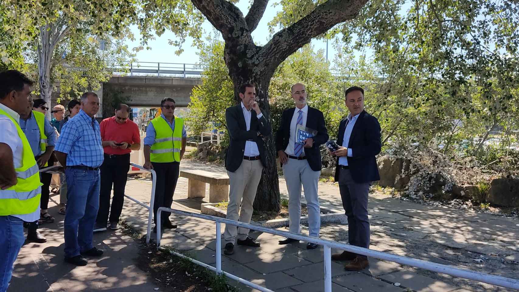 Inicio del reacondicionamiento del paseo peatonal de Bouzas (Vigo).