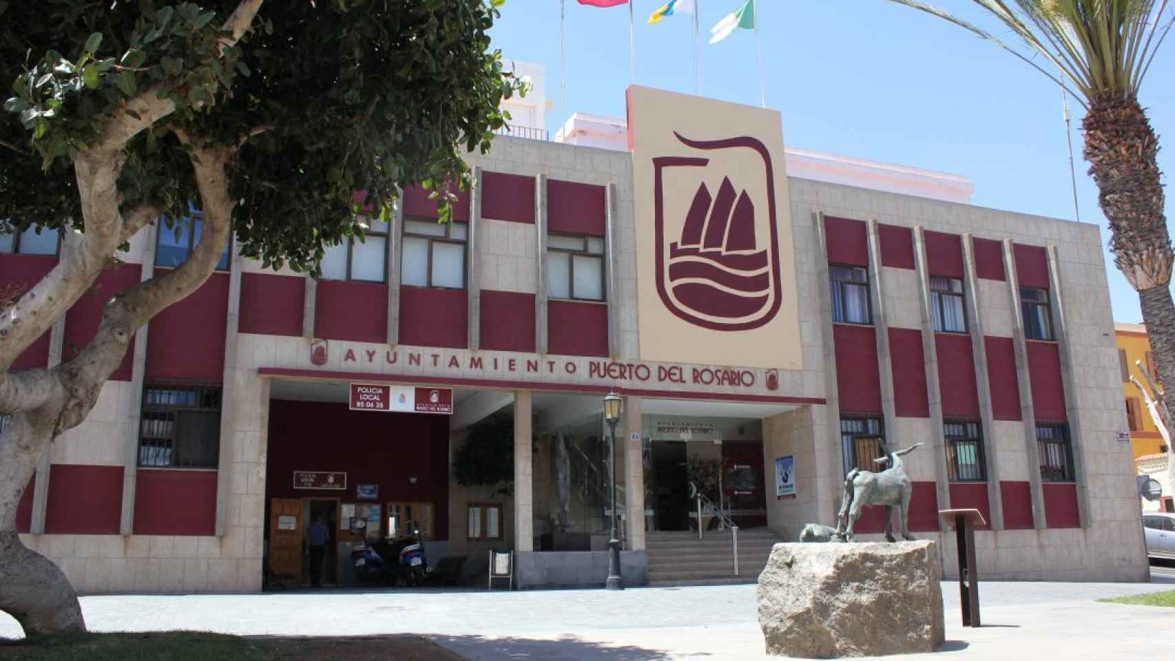 Fachada del Ayuntamiento de Puerto del Rosario.