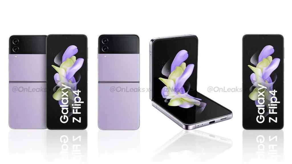 Galaxy Z Flip 4 en varias filtraciones