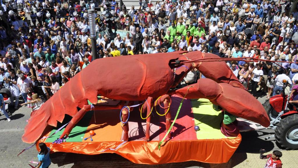 Imagen de las fiestas de la 'Exaltación del Cangrejo de Río' en Herrera de Pisuerga