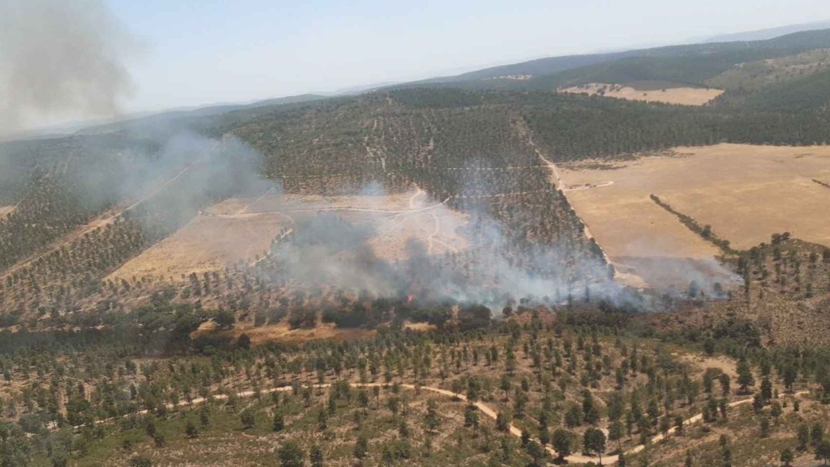 Incendio forestal de Almadén (Ciudad Real)