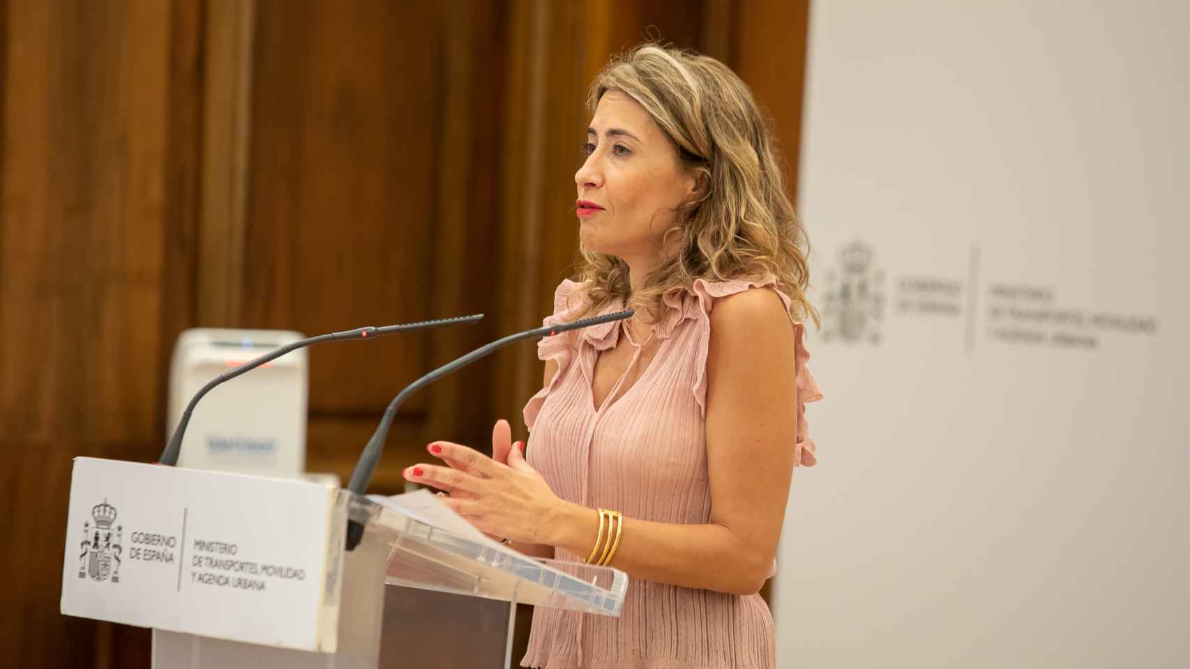 Raquel Sánchez, ministra de Transportes, Movilidad y Agenda Urbana.