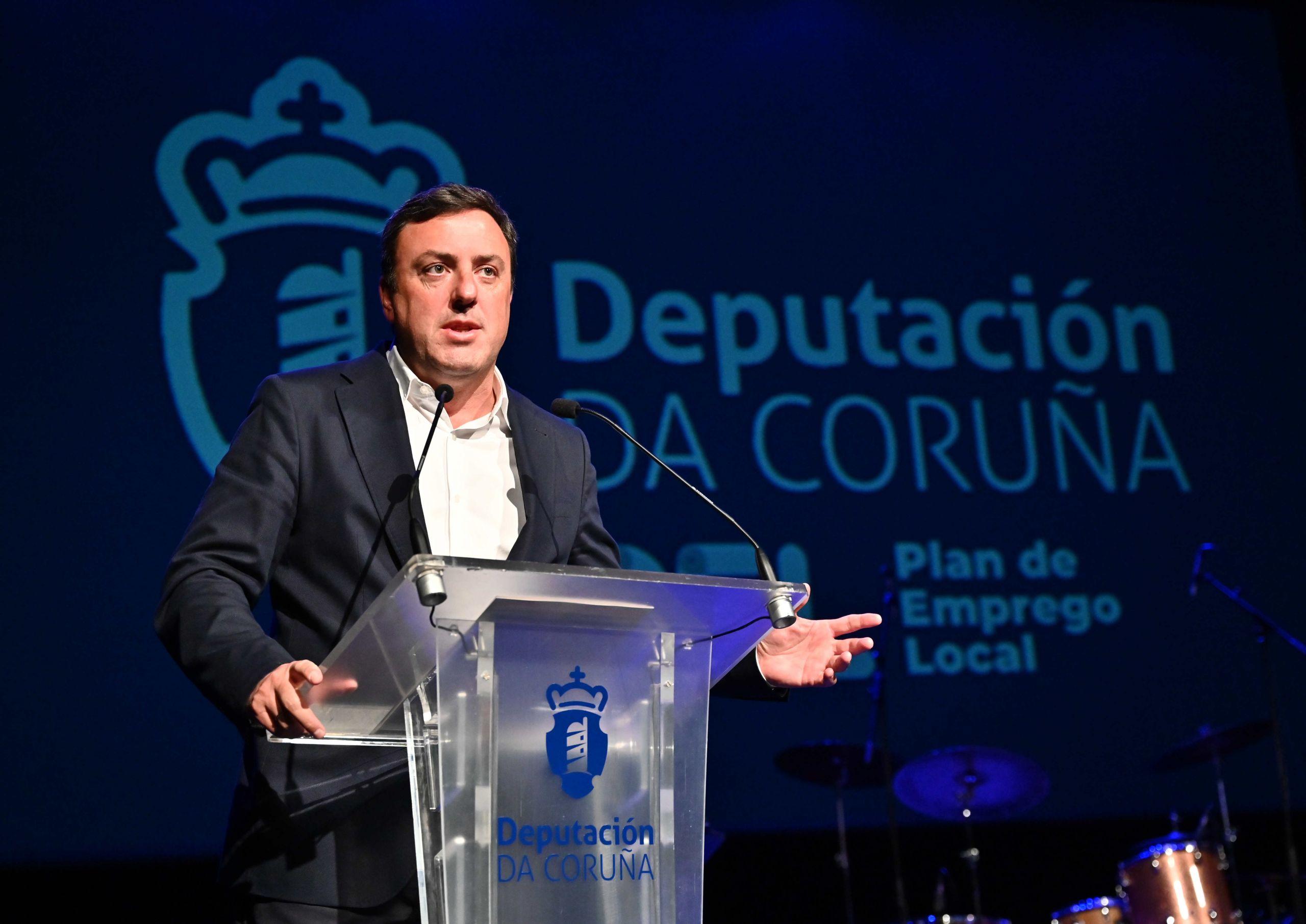 El presidente de la Diputación, Valentín González Formoso (Deputación da Coruña).