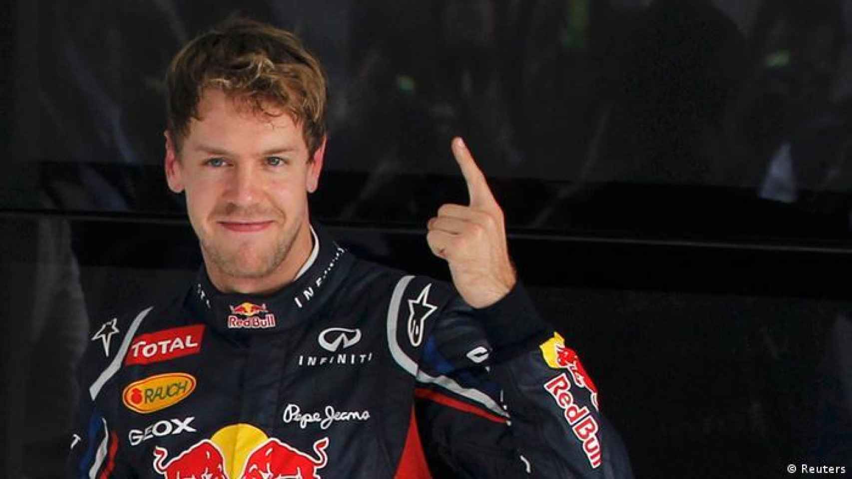 Sebastian Vettel durante su gloriosa etapa en Red Bull