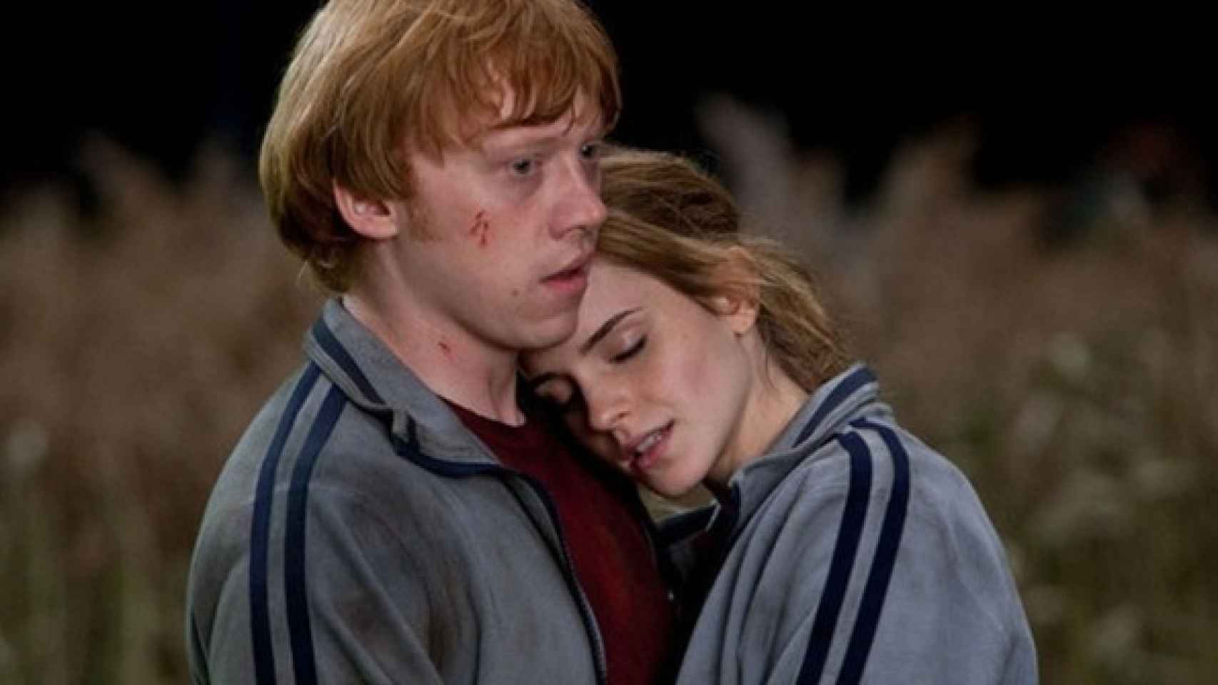 Hermione y Ron, un amor y una amistad inseparable.