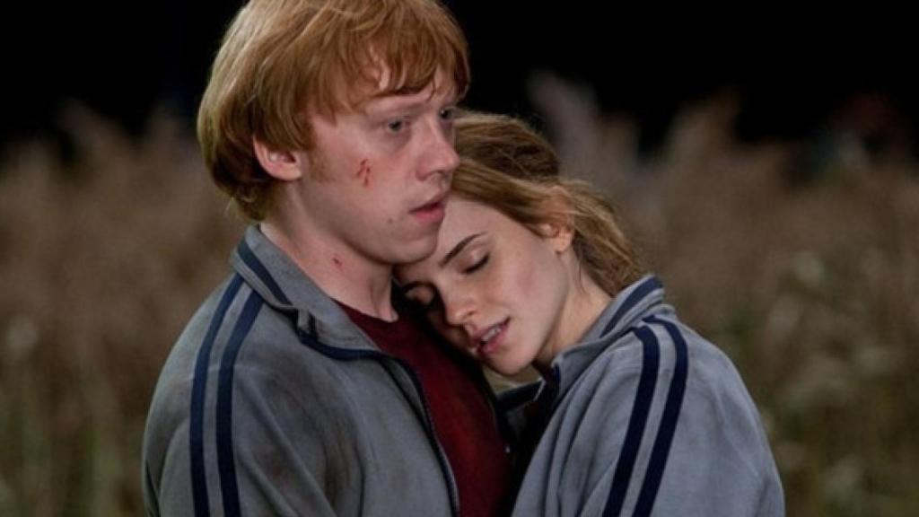 Hermione y Ron, un amor y una amistad inseparable.