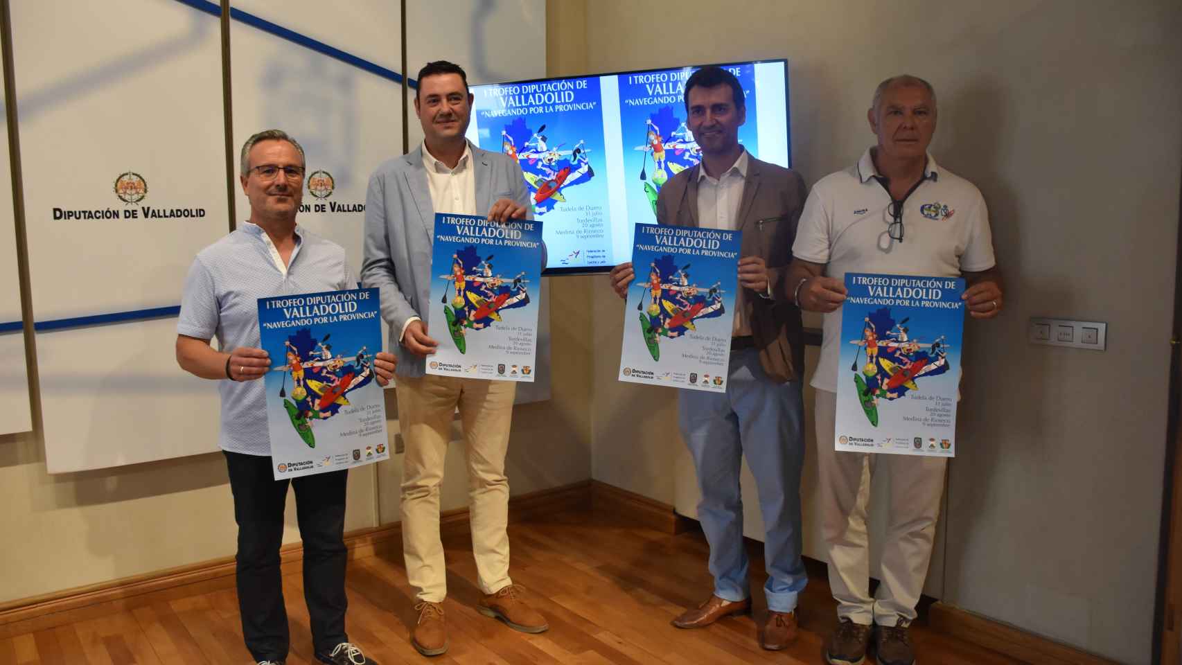 Presentación del I Trofeo Diputación de Valladolid 'Navegando por la provincia'