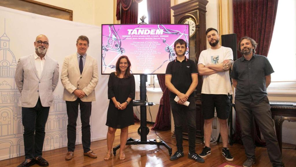 Presentación del Festival Tándem en el Concello de A Coruña