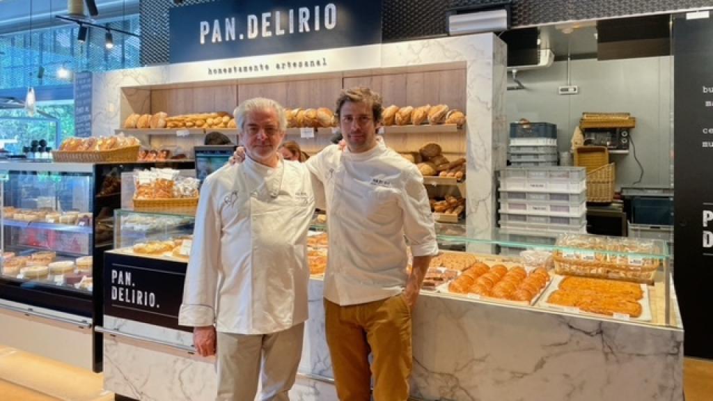 Javier Cocheteux padre y Javier hijo, en el Pan.Delirio del Sánchez Romero de Pinnea, en Majadahonda.