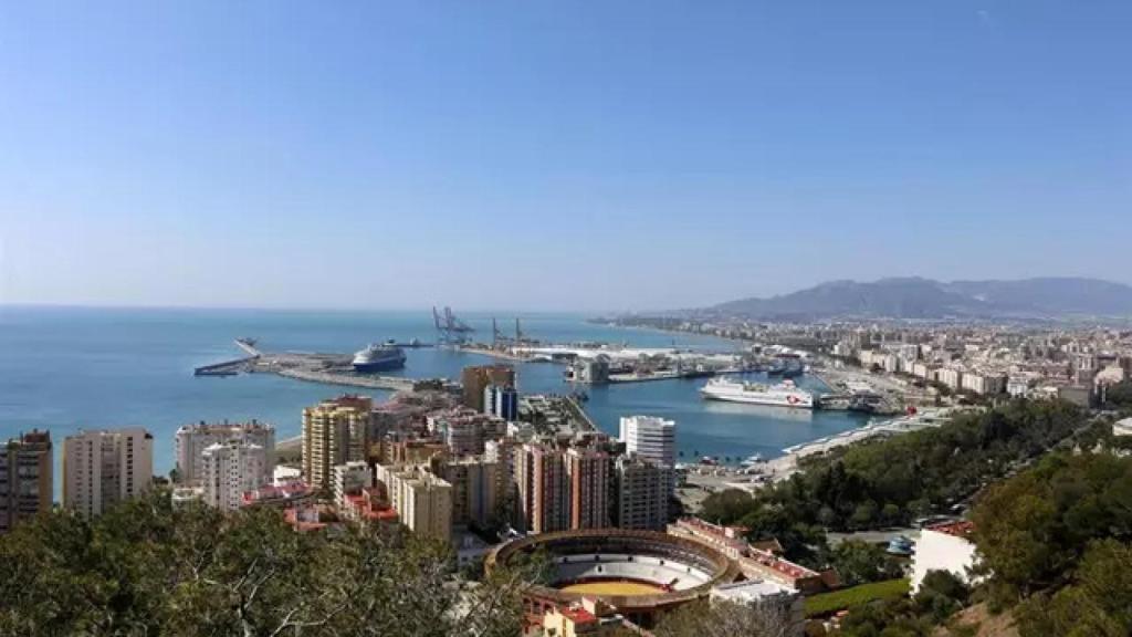 Vista de Málaga